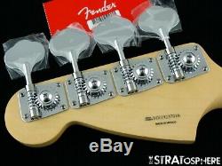 2020 Fender Player Mustang PJ Bass NECK + TUNERS Guitar 30 Scale Pau Ferro