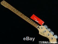 2020 Fender Player Precision P BASS NECK +TUNERS Bass Guitar Parts Pau Ferro