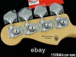 2021 Fender Player Jazz BASS NECK + TUNERS Bass Guitar Parts Modern C Maple