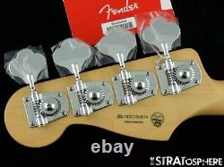 2021 Fender Player Jazz BASS NECK + TUNERS Bass Guitar Parts Modern C Maple
