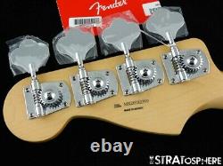 2021 Fender Player Jazz BASS NECK &TUNERS Bass Guitar Parts Modern C Pau Ferro