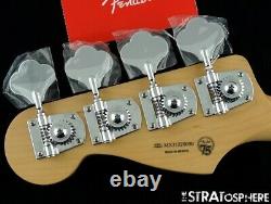 2021 Fender Player Jazz BASS NECK +TUNERS Bass Guitar Parts Modern C Pau Ferro