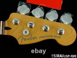 2021 Fender Player Plus Precision P BASS NECK + TUNERS Bass Guitar Pau Ferro