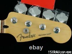 2021 Fender Player Precision P BASS NECK &TUNERS Bass Guitar Parts, Pau Ferro