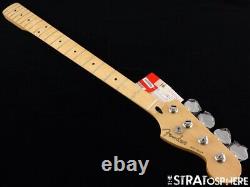 2022 Fender Player Jazz BASS NECK & TUNERS Bass Guitar Parts Modern C Maple