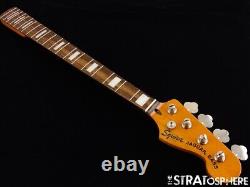 2022 Fender Squier Classic Vibe Jaguar Bass Guitar NECK & TUNERS 9.5 Bound