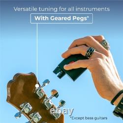 3 Smart Automatic Guitar Tuner, Metronome & String Winder For Electric Gu