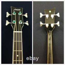 4/4 4-String Haze Black Acoustic Bass Guitar withEQ, Tuner+Free Bag FB-711BCEQ/BK