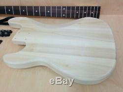 4/4 Complete No-Soldering PB Electric Bass Guitar DIY Kit+Tuner, Picks. B-303DIY