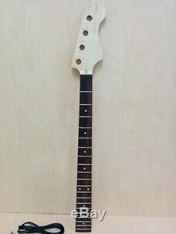 4/4 Complete No-Soldering PB Electric Bass Guitar DIY Kit+Tuner, Picks. B-303DIY
