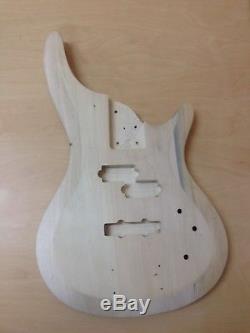 4/4 Complete No-Soldering PRS Electric Bass Guitar DIY Kit+Tuner, Picks. B-325DIY