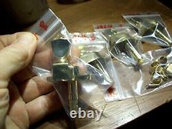 (4) Gibson Tuners 1964 Bass / Banjo Gold 2 On A Side Original Bushings Screws