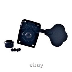 (4) Hipshot HB10 Black Bass Machine Heads Tuners for Fender Japan Mustang Bass