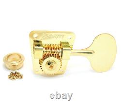 (4) Hipshot HB2 Classic Gold Round LOLLIPOP Tuners for 60s/70s Fender Bass