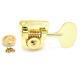 (4) Hipshot HB2 Classic Gold Round LOLLIPOP Tuners for 60s/70s Fender Bass