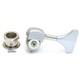 (4) Hipshot USA Chrome Ultralite 1/2 Y Key Bass Machine Heads/Tuners 20655C