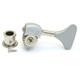 (4) Hipshot USA Chrome Ultralite 3/8 Y Key Bass Machine Heads/Tuners 20650C