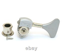 (4) Hipshot USA Chrome Ultralite 3/8 Y Key Bass Machine Heads/Tuners 20650C