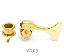 (4) Hipshot USA Gold Ultralite 1/2 Y Key Bass Machine Heads/Tuners 20655G
