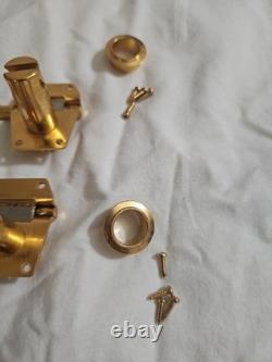 4 Schaller Gold Machine Head Tuners 4 String Bass Guitar with String Retainer