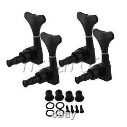 4 String Machine Heads 4R For Guitar-Bass Tuners Black