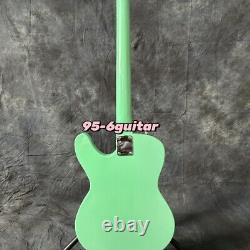 4 Strings Space Cadet Surf Green Electric Bass Guitar Chrome Hardware White Part