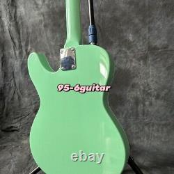 4 Strings Space Cadet Surf Green Electric Bass Guitar Chrome Hardware White Part