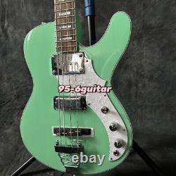 4 Strings Space Cadet Surf Green Electric Bass Guitar Chrome Hardware White Part