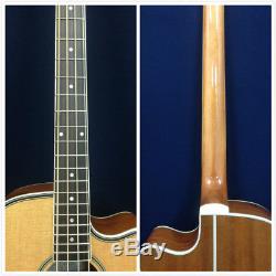 43 4-String Caraya Acoustic Bass Guitar withElectric Pickup, Tuner+Free Gig Bag