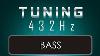432hz Tuning Instruments Bass Afinar Bajo 432hz