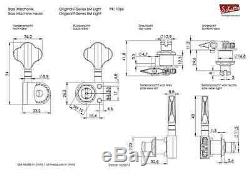 4L Mecaniques Schaller Basse BM Light Tuners Orig. F-Series 122 Nickel SC560.360
