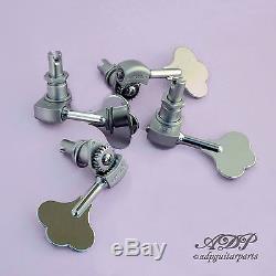 4x MECANIQUES BASS HIPSHOT Licensed ULTRALIGHT TUNERS 14mm3/8 CLOVER CHR LMHB6C