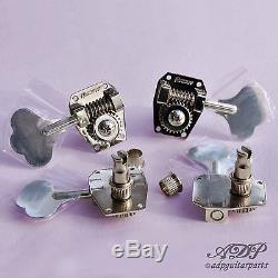 4x MECANIQUES BASSE HIPSHOT HB5-N RICKENBACKER BASS Replacement TUNERS SmallPost
