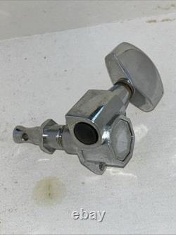 6 Vintage 1980s Retro STAR Rotomatic tuners, model No. 104C Octagon Design