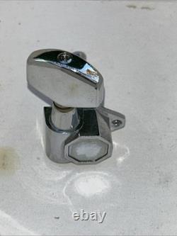 6 Vintage 1980s Retro STAR Rotomatic tuners, model No. 104C Octagon Design