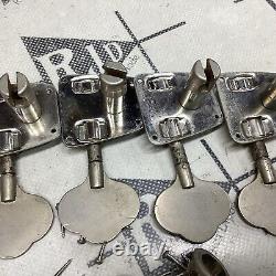 70's Japan Inline Bass Guitar Tuners Tuning Machines Keys Heads Relic