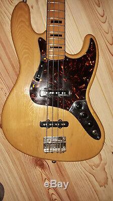 70's Japanese Fender Jazzbass Copy with HipShot Bass Extender Drop D-Tuner