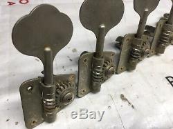 70s Oxidized Nickel Bass Guitar Tuners Tuning Machines Keys Pegs Heads Relic