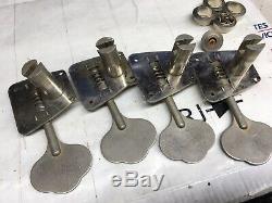70s Oxidized Nickel Bass Guitar Tuners Tuning Machines Keys Pegs Heads Relic