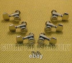 771-0953-000 Gotoh Locking Guitar Tuners AB01 Button Gretsch Logo Nickel