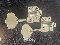 8 GOTOH GB528 Res-O-Lite Bass Tuning Machines Tuners 4R &L Nickel INXS Estate