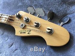ATELIER Z JPN M245 D-Tuner Active Jazz Bass WithHard case, Locking Strap, Cable