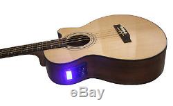 Acoustic Electric Bass Guitar built in tuner iMusicGuitar iBass243EQ
