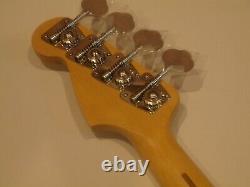 All Parts Maple Neck for vintage Fender Jazz Bass JMO Finished Tuners