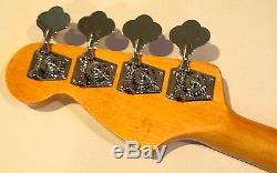 All parts Maple Neck for vintage Fender Precision/Jazz Bass PMO/oil withTuners