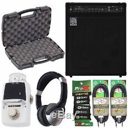 Ampeg BA-210v2 Dual 10 Ported Combo Bass Guitar Amplifier + Tuner Pedal Package