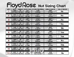 Authentic Original Floyd Rose Non-Fine Tuner Tremolo Kit Black, R3 Nut