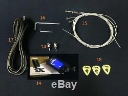 B-303DIY PB Style Electric Bass Guitar DIY Kit, No-Soldering+Free Tuner, 3 Picks