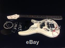 B-325DIY PRS Style Electric Bass Guitar DIY Kit, No-Soldering+Free Tuner, Picks