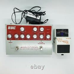 BBE Guitar Pedal Acustimax Boss Cromatic Tuner Tu-2 lot